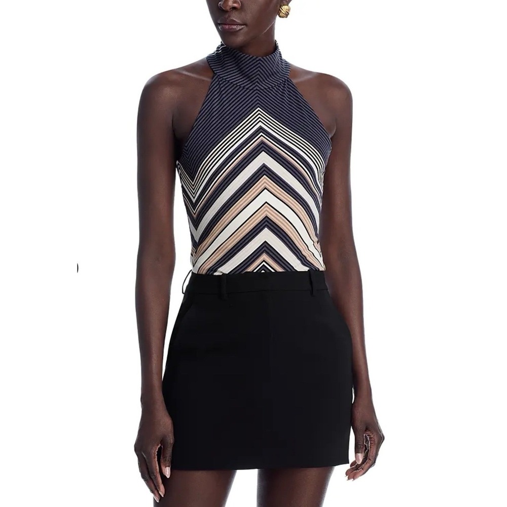 Rammy Brook Jenna Chevron Sleeveless Top